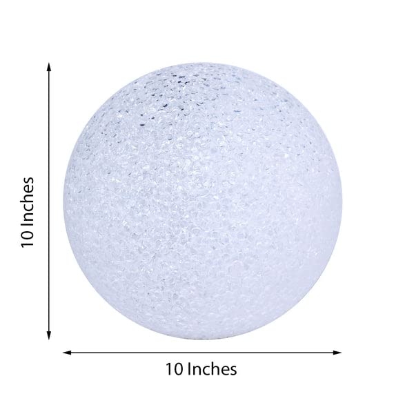 Tableclothsfactory 10" Color Changing Portable Led Ball Lights Battery Operated LED Orbs Crystal Effect for Wedding Party Decoration - Image 5