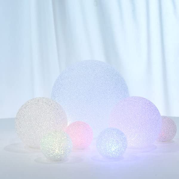 Tableclothsfactory 10" Color Changing Portable Led Ball Lights Battery Operated LED Orbs Crystal Effect for Wedding Party Decoration - Image 8