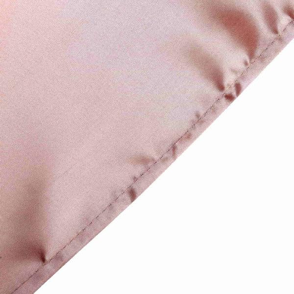 Tableclothsfactory 108" Dusty Rose Wholesale Linens Satin Round Tablecloth for Kitchen Dining Catering Wedding Birthday Party Events - Image 8