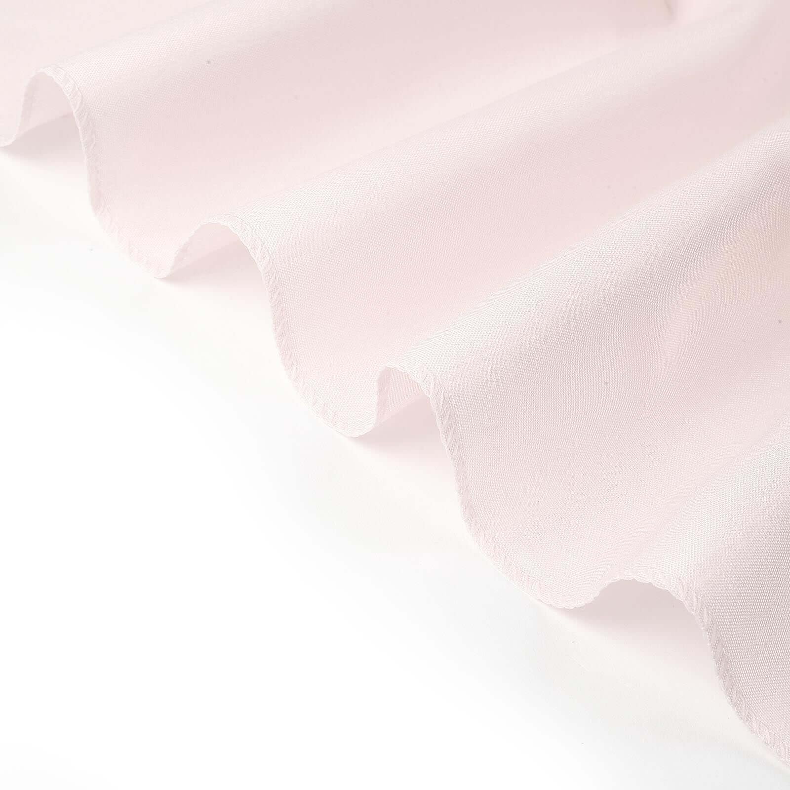 Tableclothsfactory 10PCS Blush Linen Polyester Folding Chair Cover Dinning Chair Slipcover for Wedding Party Event Banquet Catering - Image 4