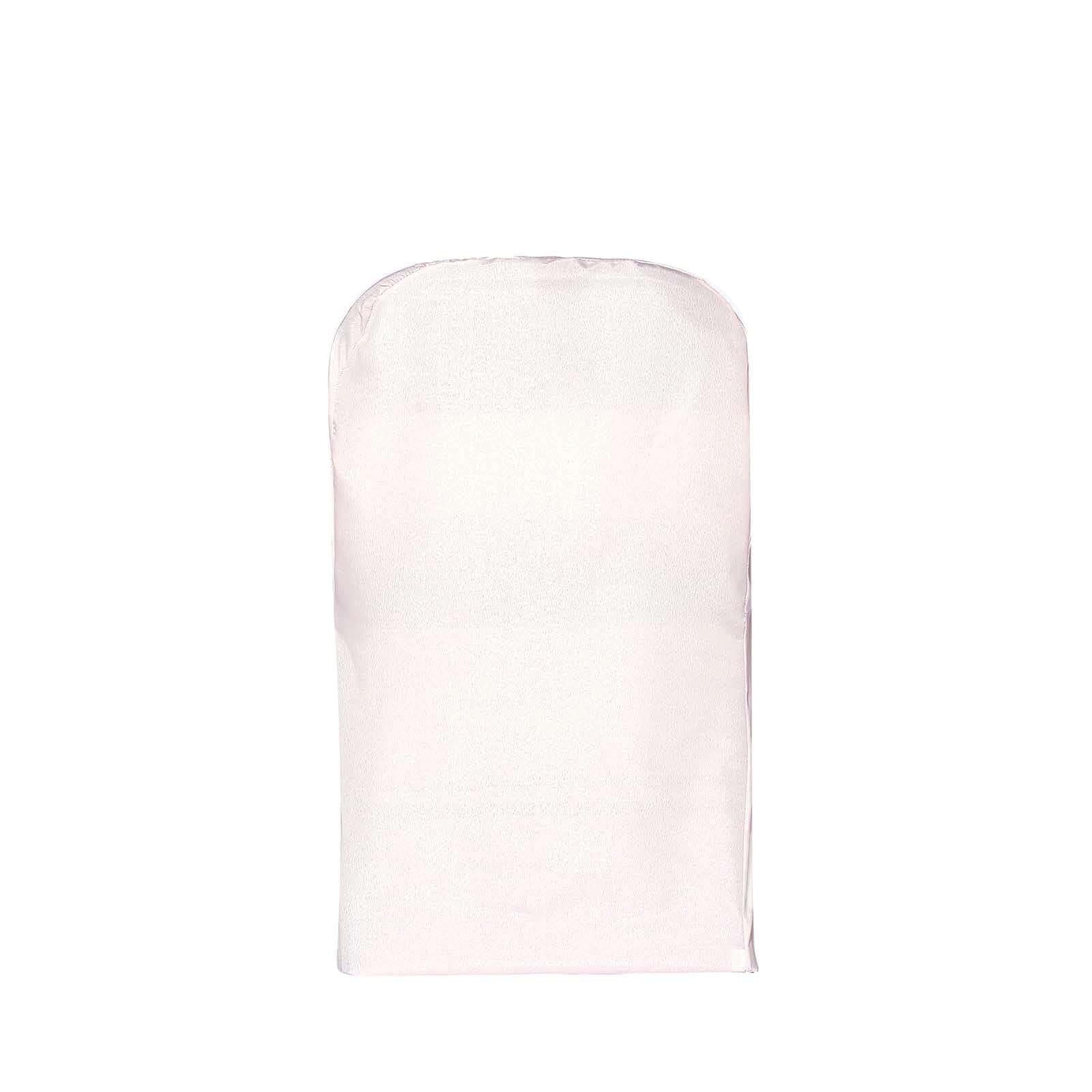 Tableclothsfactory 10PCS Blush Linen Polyester Folding Chair Cover Dinning Chair Slipcover for Wedding Party Event Banquet Catering - Image 6