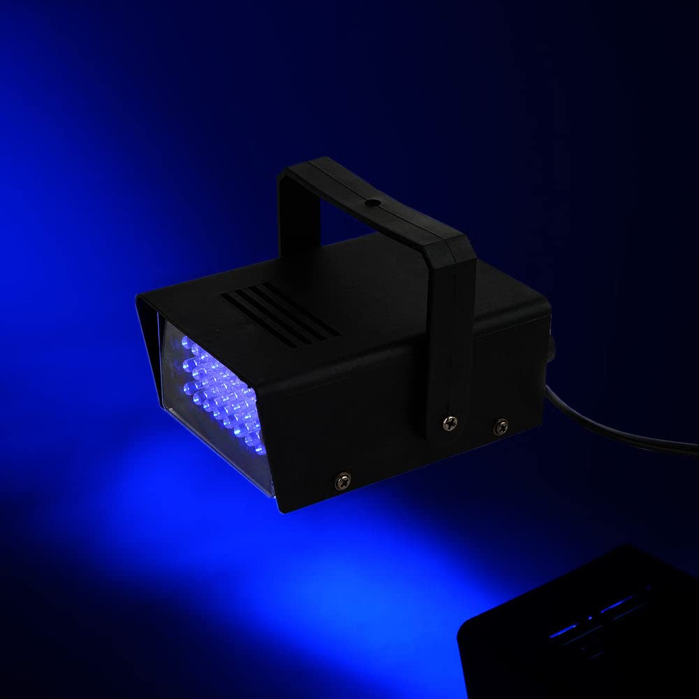 Tableclothsfactory 35 Watt Blue 24 LEDs Mini Strobe Flash Light with Speed Control for Wedding Birthday Party Event Decoration - Image 4