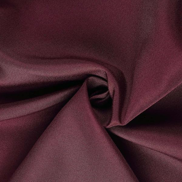 Tableclothsfactory 5PCS Burgundy Linen Polyester Folding Chair Cover Dinning Chair Slipcover for Wedding Party Event Banquet Catering - Image 5