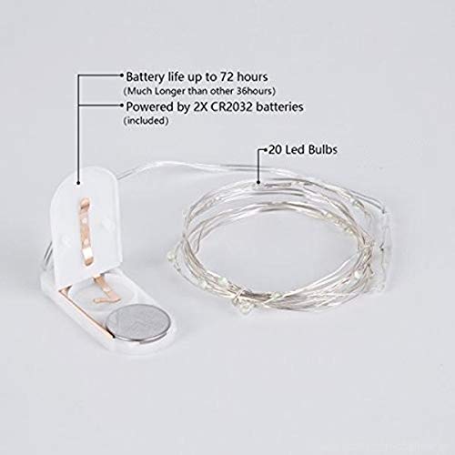 TABLECLOTHSFACTORY 72" Whimsical Fairy Lights LED for Event Backdrops Party Decorations Blue - Image 8