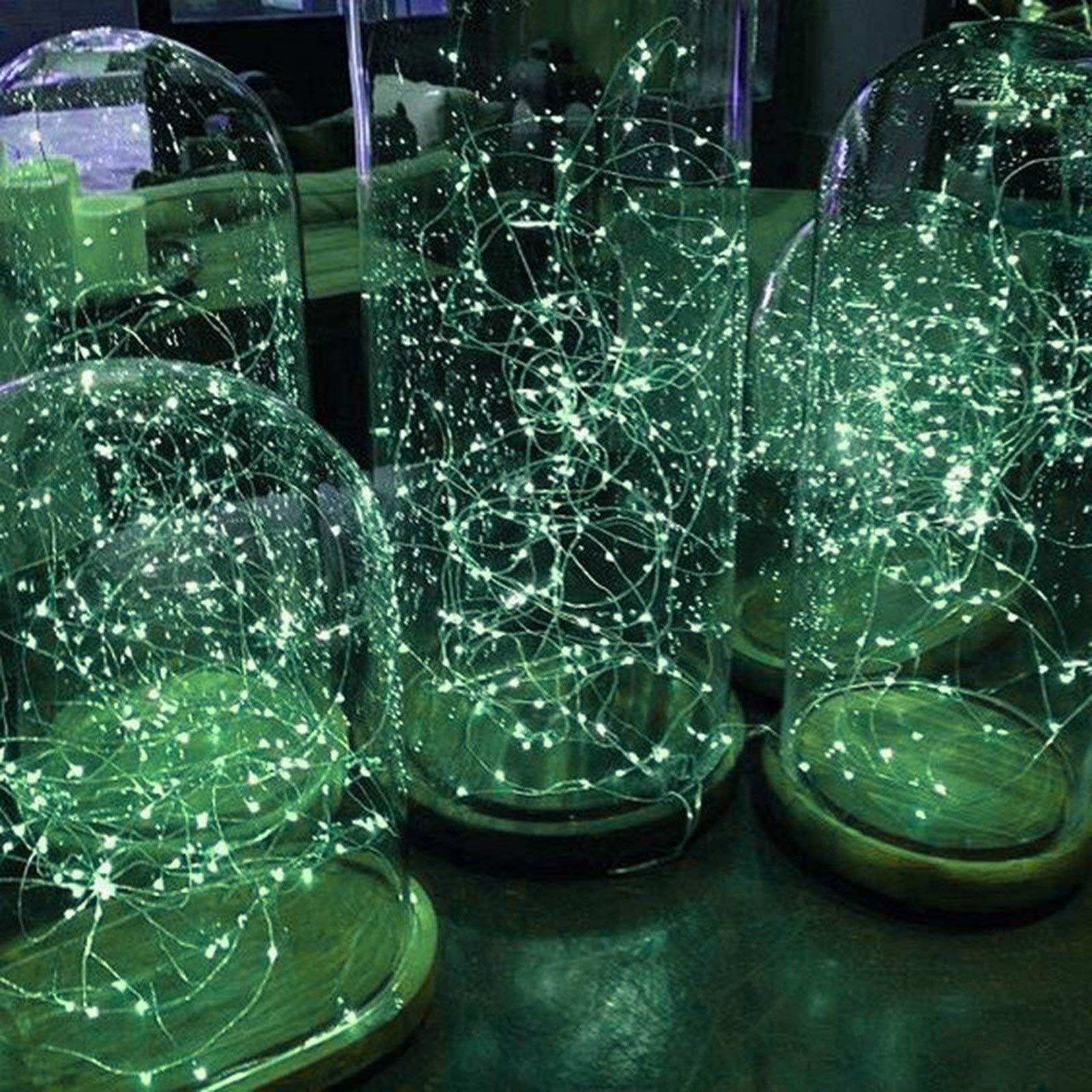 TABLECLOTHSFACTORY 72" Whimsical Fairy Lights LED for Event Backdrops Party Decorations Green - Image 3