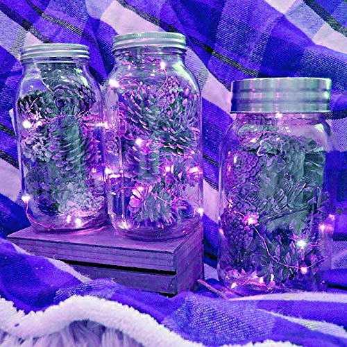 TABLECLOTHSFACTORY 72" Whimsical Fairy Lights LED for Event Backdrops Party Decorations Purple - Image 4