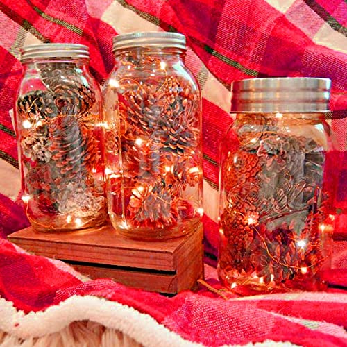 TABLECLOTHSFACTORY 72" Whimsical Fairy Lights LED for Event Backdrops Party Decorations Red - Image 4