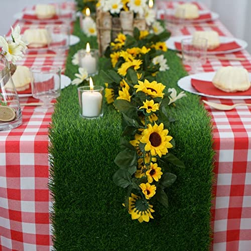 Tableclothsfactory Artificial Grass Table Runner for Table Decoration - Image 6