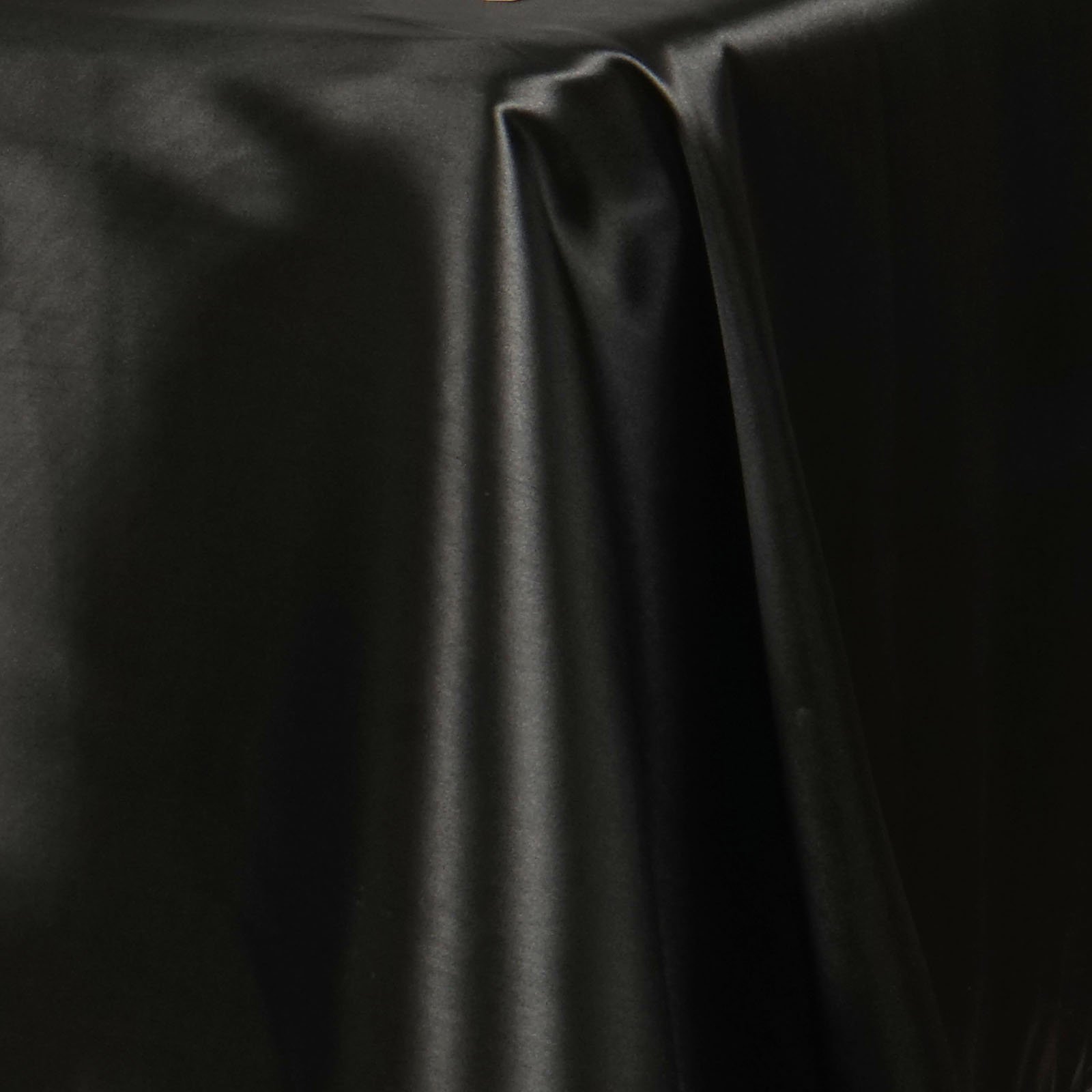 TABLECLOTHSFACTORY Black 60x126 Rectangle Satin Tablecloth - Image 3