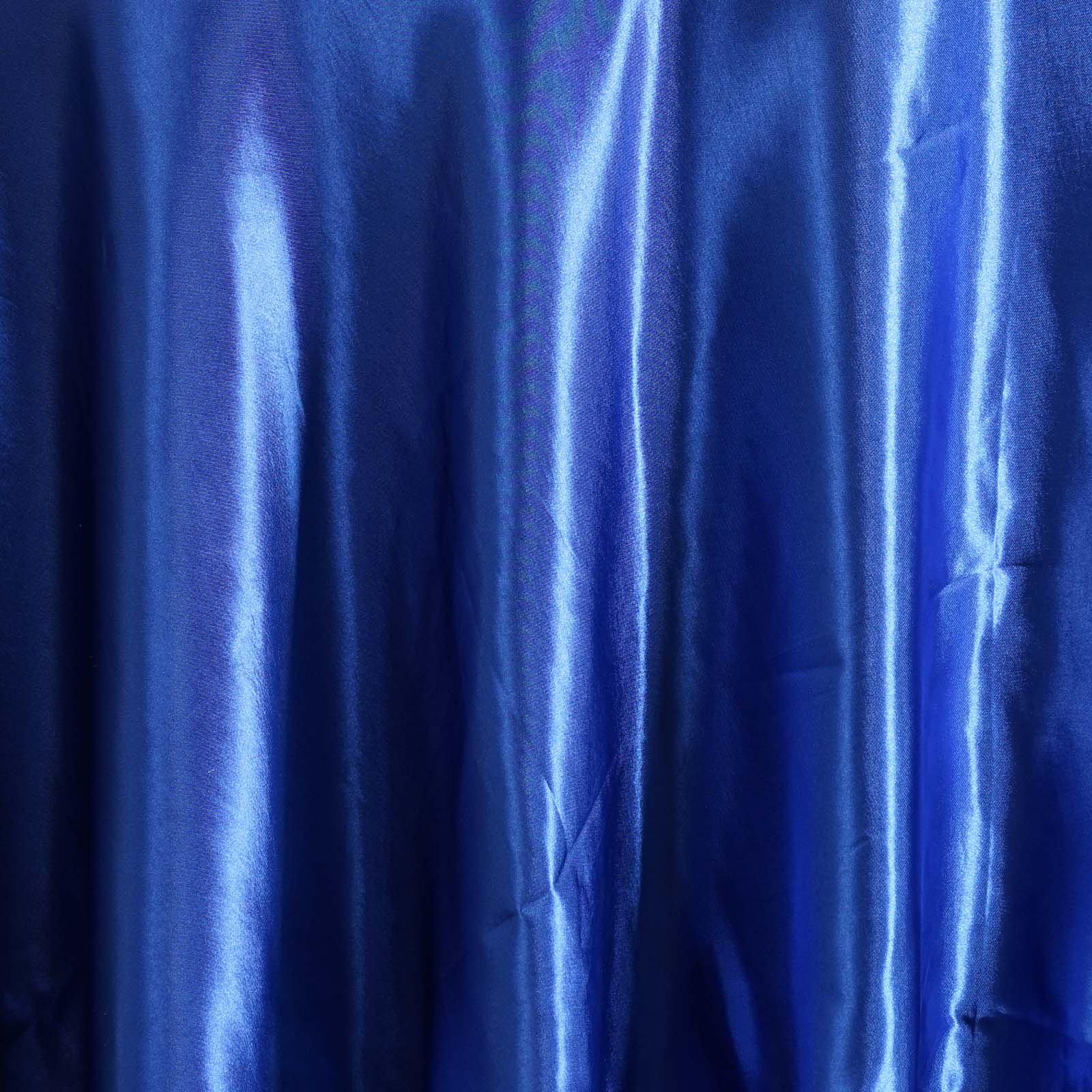 TABLECLOTHSFACTORY Royal Blue 120" Round Satin Tablecloth - Image 3