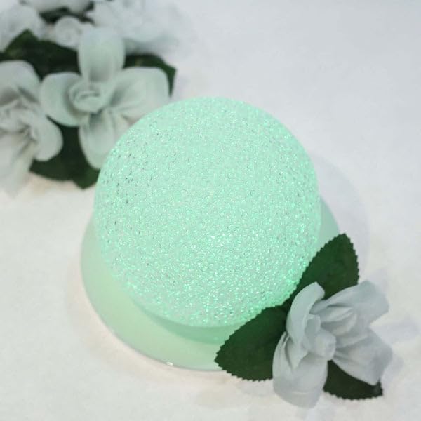 Tableclothsfactory Set of 2 6" Color Changing Portable Led Ball Lights Battery Operated LED Orbs Crystal Effect for Wedding Party Decor - Image 4